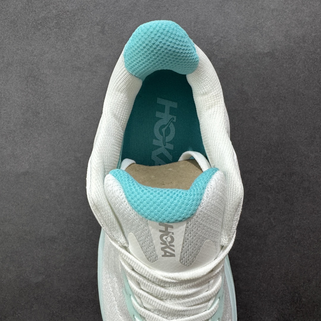 图片[7]-【公司级】HOKA M CLIFTON 10 轻量低帮户外越野跑鞋 户外山脉越野轻量运动跑鞋 鞋面用轻的无缝架构 鞋带用了弹性不易松脱的扁宽弹性鞋带 轻薄的TPU贴在透气的鞋面上 前掌与中掌部分进行加宽 橡胶大底 EVA缓震鞋底用滚动平衡技术引导跑者自然步态 货号：1162031 尺码：36 36.5 37.5 38 38.5 39 40 40.5 41 42 42.5 43 44 45 46-选品中心