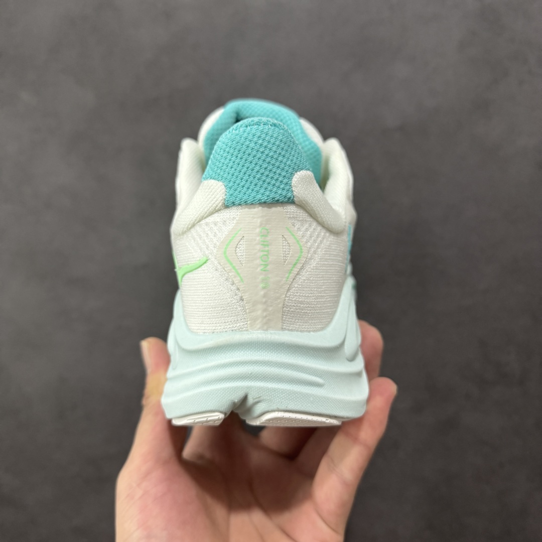 图片[4]-【公司级】HOKA M CLIFTON 10 轻量低帮户外越野跑鞋 户外山脉越野轻量运动跑鞋 鞋面用轻的无缝架构 鞋带用了弹性不易松脱的扁宽弹性鞋带 轻薄的TPU贴在透气的鞋面上 前掌与中掌部分进行加宽 橡胶大底 EVA缓震鞋底用滚动平衡技术引导跑者自然步态 货号：1162031 尺码：36 36.5 37.5 38 38.5 39 40 40.5 41 42 42.5 43 44 45 46-选品中心