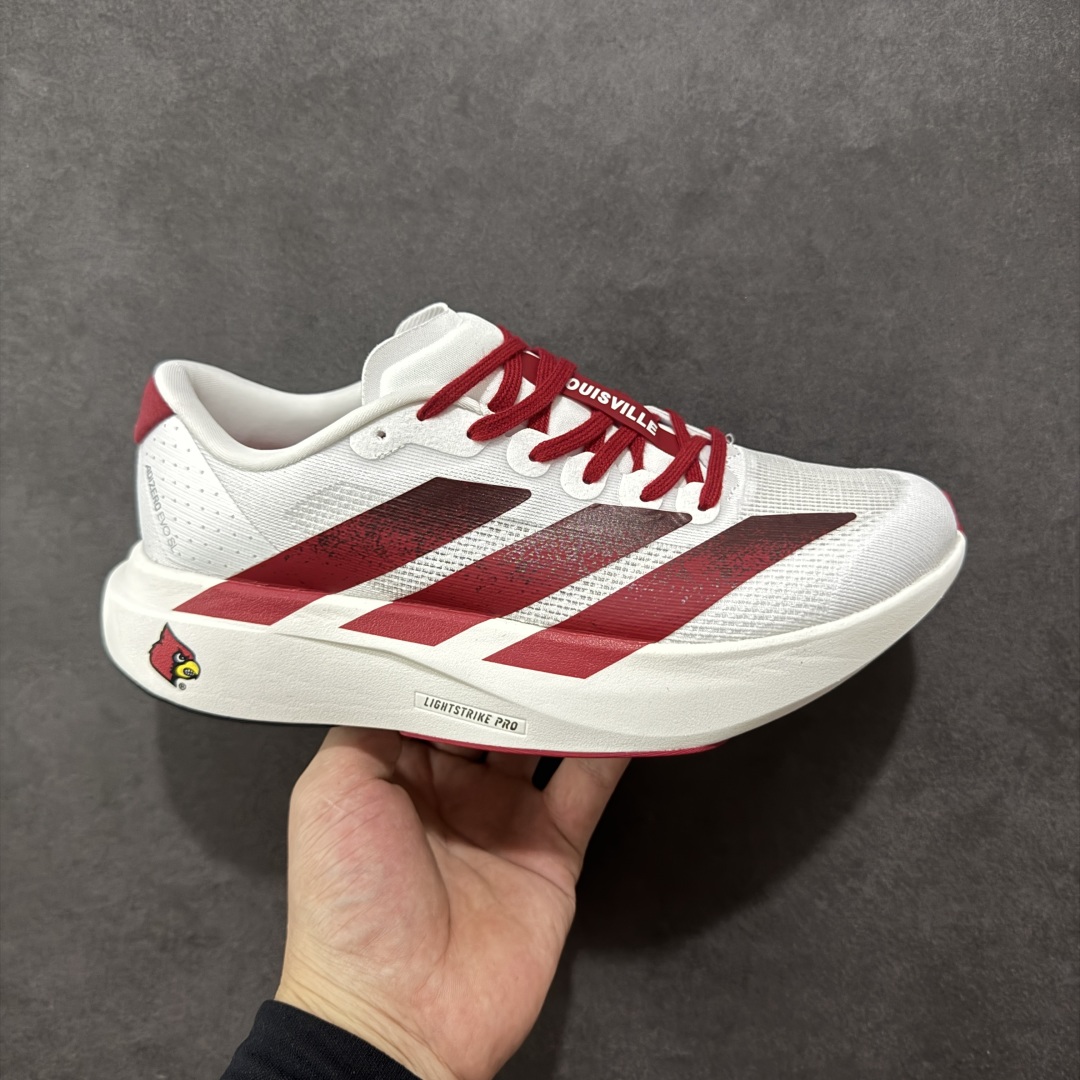 【纯原TD版】Adidas Adizero Evo SL 阿迪超轻透气缓震跑鞋  整体外观造型与adiZero Adios Pro EVO 1非常相似 中底配置方面搭载全掌Lightstrike Pro 鞋面采用透气网面示人 契合日常训练鞋的定位 更加耐用 外底给到了马牌橡胶 及上代竞速旗舰adidas Adizero Adios Pro 3区域分布 货号: JQ4567  尺码:36-45-选品中心