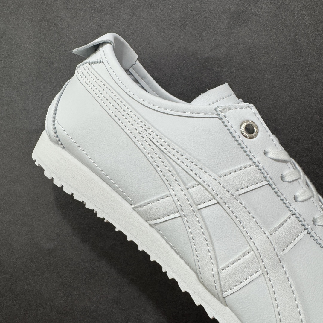 图片[6]-【公司级】Asics 鬼冢虎 Mexico 66 SD款 牛皮革 纯白色 印尼厂Oem原单材料 实拍上架 其余全部客供材料 淘宝B级代购店铺内供💯 四联官方吊牌 乳胶组合鞋垫、羊皮纸质中底 不用宰手买专柜 这里满足你👊🏼 尺码：36-45-选品中心