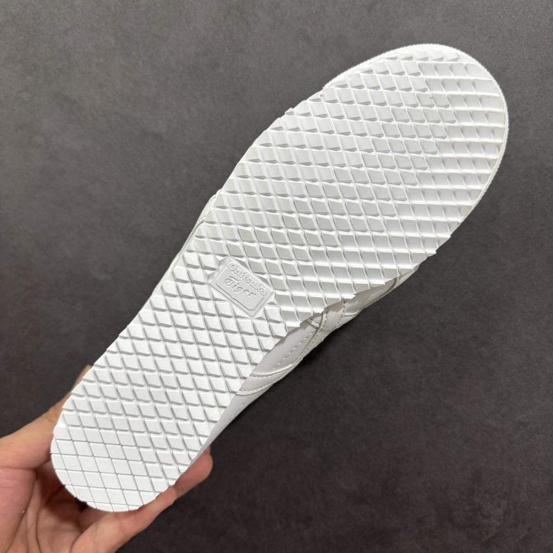 图片[9]-【公司级】Asics 鬼冢虎 Mexico 66 SD款 牛皮革 纯白色 印尼厂Oem原单材料 实拍上架 其余全部客供材料 淘宝B级代购店铺内供💯 四联官方吊牌 乳胶组合鞋垫、羊皮纸质中底 不用宰手买专柜 这里满足你👊🏼 尺码：36-45-选品中心