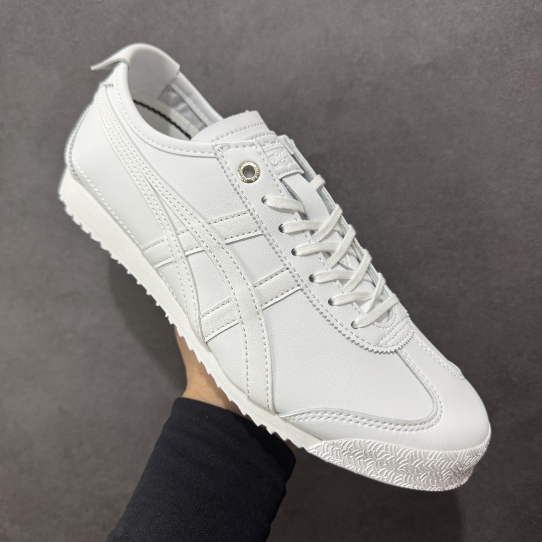 图片[3]-【公司级】Asics 鬼冢虎 Mexico 66 SD款 牛皮革 纯白色 印尼厂Oem原单材料 实拍上架 其余全部客供材料 淘宝B级代购店铺内供💯 四联官方吊牌 乳胶组合鞋垫、羊皮纸质中底 不用宰手买专柜 这里满足你👊🏼 尺码：36-45-选品中心