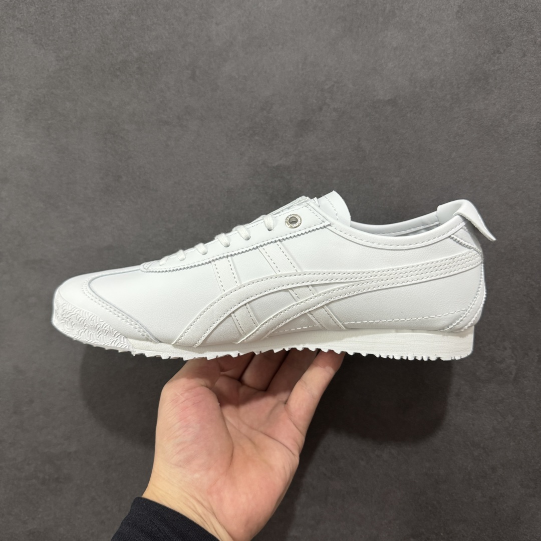 图片[2]-【公司级】Asics 鬼冢虎 Mexico 66 SD款 牛皮革 纯白色 印尼厂Oem原单材料 实拍上架 其余全部客供材料 淘宝B级代购店铺内供💯 四联官方吊牌 乳胶组合鞋垫、羊皮纸质中底 不用宰手买专柜 这里满足你👊🏼 尺码：36-45-选品中心