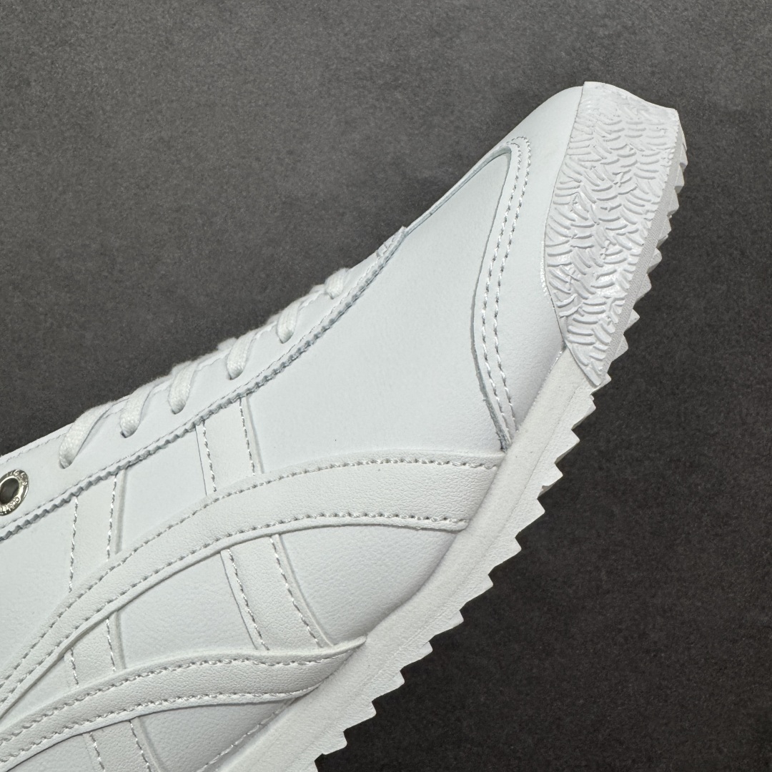 图片[5]-【公司级】Asics 鬼冢虎 Mexico 66 SD款 牛皮革 纯白色 印尼厂Oem原单材料 实拍上架 其余全部客供材料 淘宝B级代购店铺内供💯 四联官方吊牌 乳胶组合鞋垫、羊皮纸质中底 不用宰手买专柜 这里满足你👊🏼 尺码：36-45-选品中心