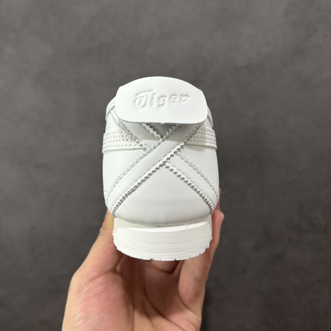 图片[4]-【公司级】Asics 鬼冢虎 Mexico 66 SD款 牛皮革 纯白色 印尼厂Oem原单材料 实拍上架 其余全部客供材料 淘宝B级代购店铺内供💯 四联官方吊牌 乳胶组合鞋垫、羊皮纸质中底 不用宰手买专柜 这里满足你👊🏼 尺码：36-45-选品中心