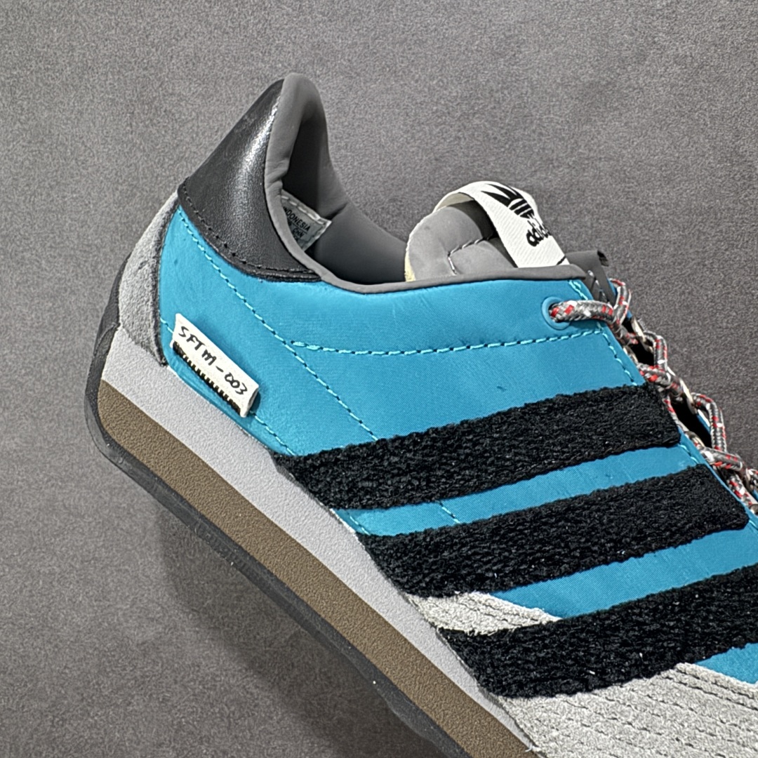 图片[6]-【福利版】Adidas x Song For The Mute 联名款 阿迪三叶草休闲板鞋 #联名款采用尼龙和绒面革的梦幻拼接 低调而富有质感 呈现SFTM一贯的面料美学 皮革材质和尼龙布材质的组合也更具是时代感 亮点十足的斑点鞋带 体现怀旧主义和前卫设计无缝交织 货号： ID3545 尺码：36-45-选品中心
