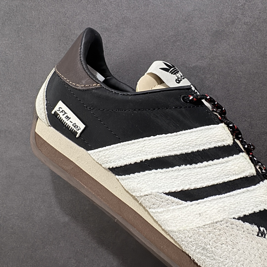 图片[6]-【福利版】Adidas x Song For The Mute 联名款 阿迪三叶草休闲板鞋 #联名款采用尼龙和绒面革的梦幻拼接 低调而富有质感 呈现SFTM一贯的面料美学 皮革材质和尼龙布材质的组合也更具是时代感 亮点十足的斑点鞋带 体现怀旧主义和前卫设计无缝交织 货号： ID3546 尺码：36-45-选品中心