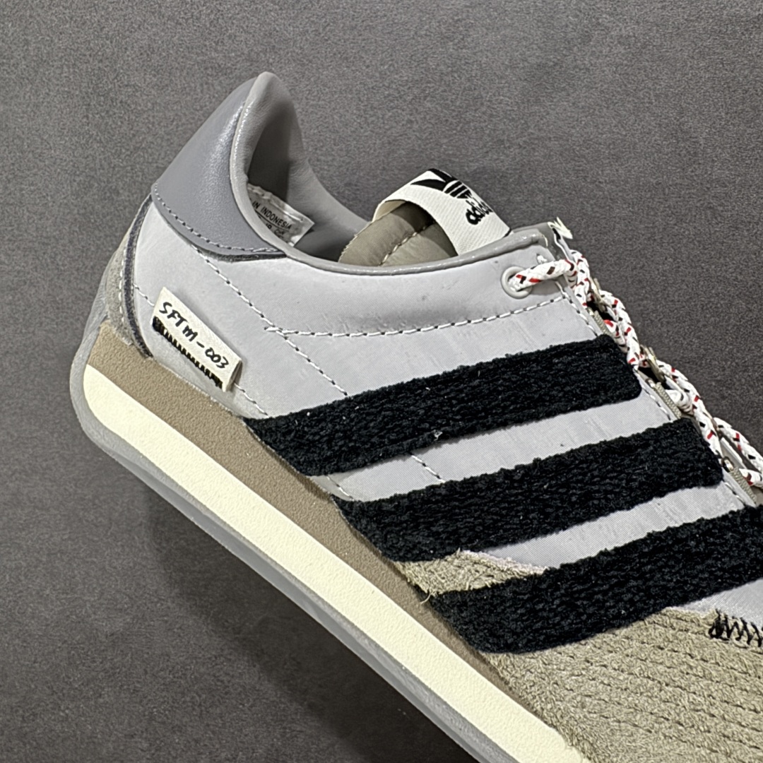 图片[6]-【福利版】Adidas x Song For The Mute 联名款 阿迪三叶草休闲板鞋 #联名款采用尼龙和绒面革的梦幻拼接 低调而富有质感 呈现SFTM一贯的面料美学 皮革材质和尼龙布材质的组合也更具是时代感 亮点十足的斑点鞋带 体现怀旧主义和前卫设计无缝交织 货号： IH7519 尺码：36-45-选品中心