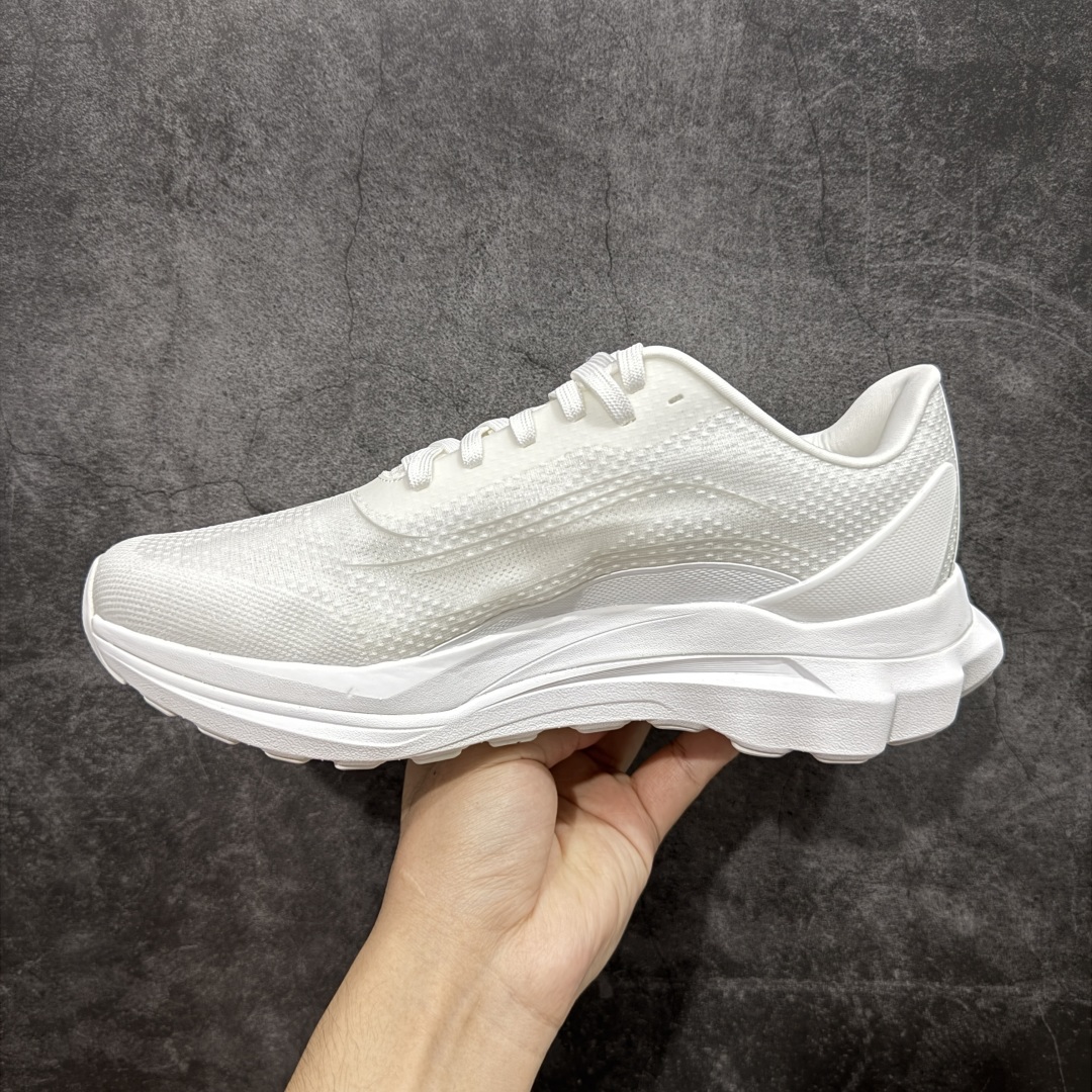 Alo Runner 明星同款 四季常青款增高低帮休闲生活鞋 白色1:1复刻 细节一步到位 采用增高4C