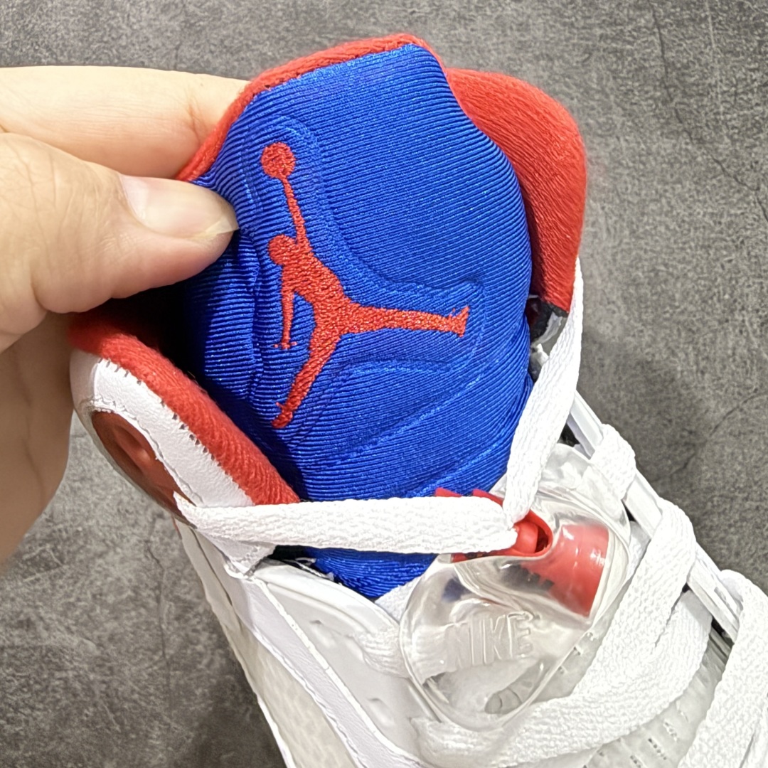 图片[6]-【外贸纯原】Air Jordan AJ5 全明星 白蓝红 货号：HQ7978-102 国内一线大厂出品 匠心打造 原厂皮料原厂数据 全新纸板 模具打造 外贸 平台高端零售专供品质 品质毋庸置疑 一眼正品既视感 细节均已解码！ 尺码：40 40.5 41 42 42.5 43 44 44.5 45 46 47.5！-选品中心