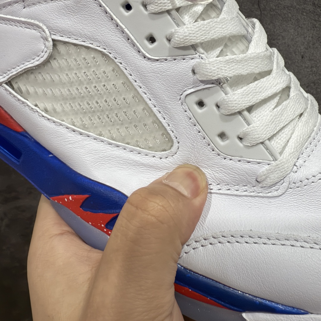 图片[4]-【外贸纯原】Air Jordan AJ5 全明星 白蓝红 货号：HQ7978-102 国内一线大厂出品 匠心打造 原厂皮料原厂数据 全新纸板 模具打造 外贸 平台高端零售专供品质 品质毋庸置疑 一眼正品既视感 细节均已解码！ 尺码：40 40.5 41 42 42.5 43 44 44.5 45 46 47.5！-选品中心