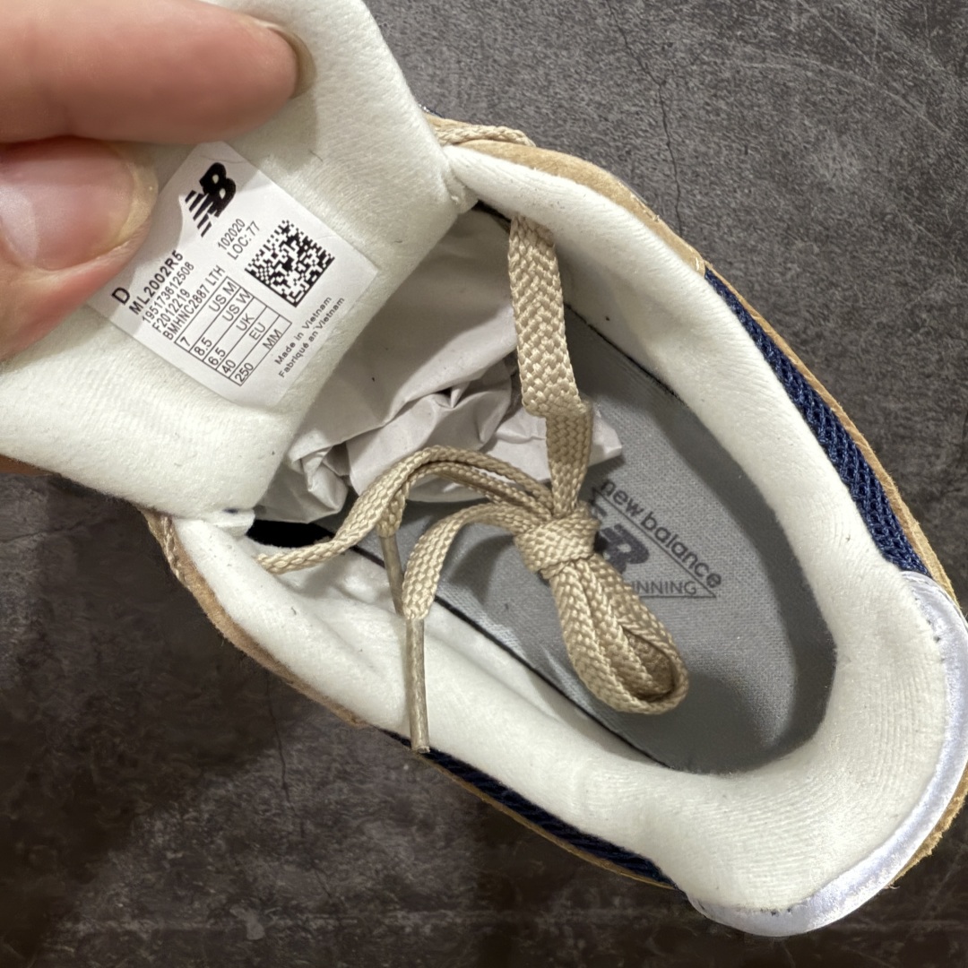 图片[7]-【Mok版】New Balance NB2002R系列 ML2002R5 独家私模 官方99%复刻 6层组合大底 原楦、原纸板、独家私模组合底.abzorb搭配ndurance橡胶大底，还原原版耐磨性、抓地力、弹性和缓震性能 后续新配色陆续出货 长期供应 经历几个月改版.调整.极致还原出货 2025新版鞋型 拒绝杀猪 欢迎对比市面各种虚高版本 尺码：36-47.5-选品中心