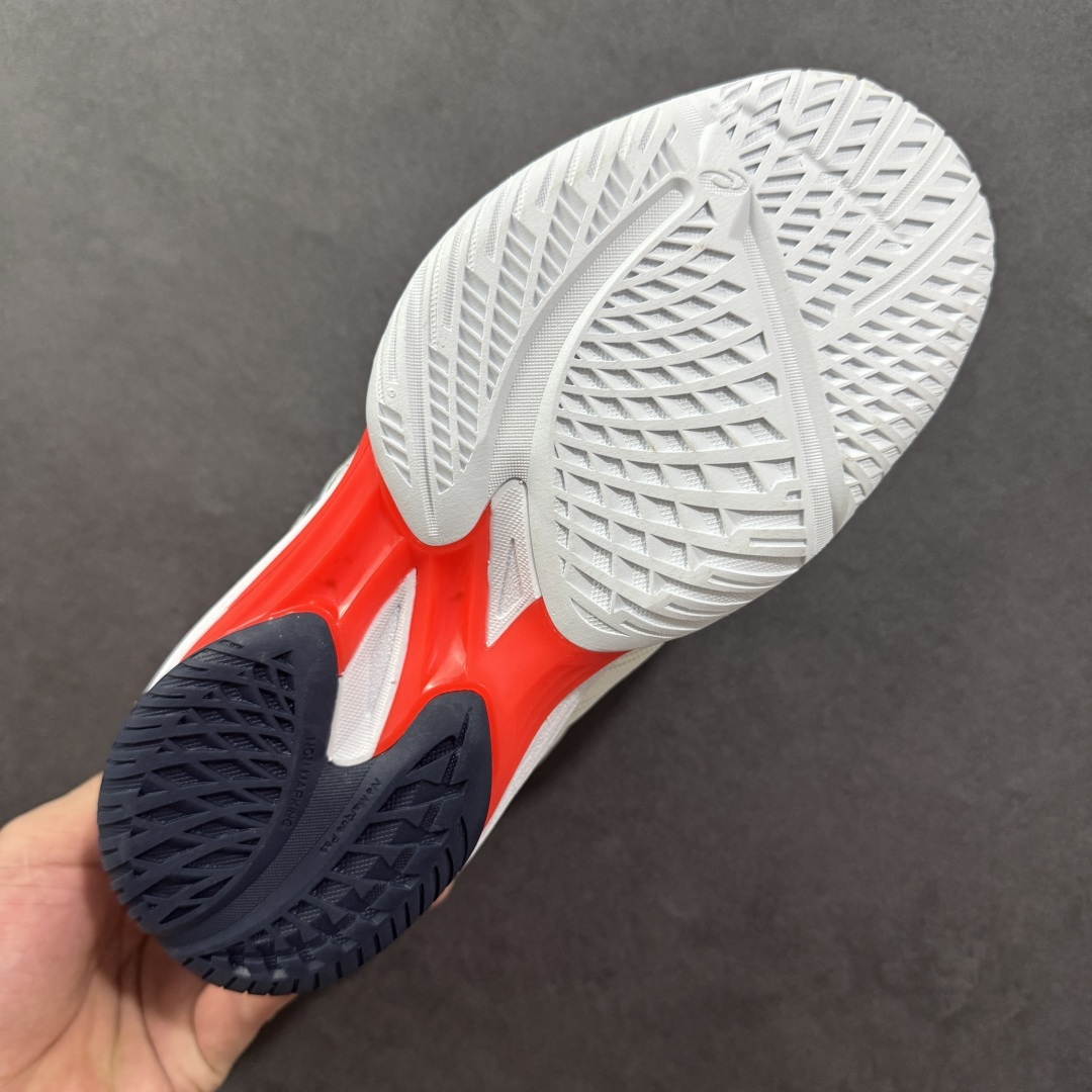 【纯原】Asics Sky Elite FF 3 亚瑟士舒适百搭 中帮 排球训练鞋 男女款 白黑红 一款