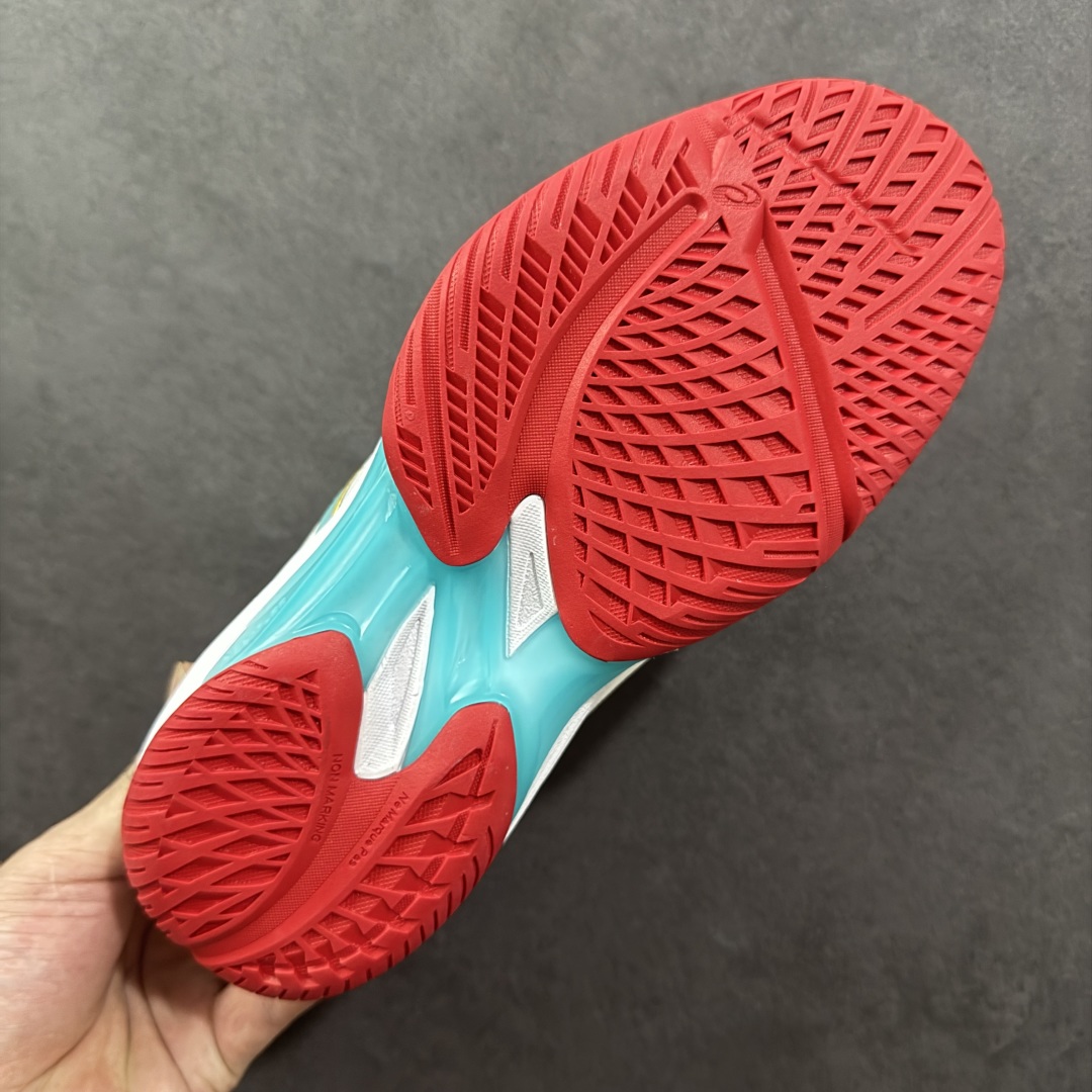 【纯原】Asics Sky Elite FF 3 舒适百搭 中帮 排球训练鞋 男女款 白红绿 一款专为排