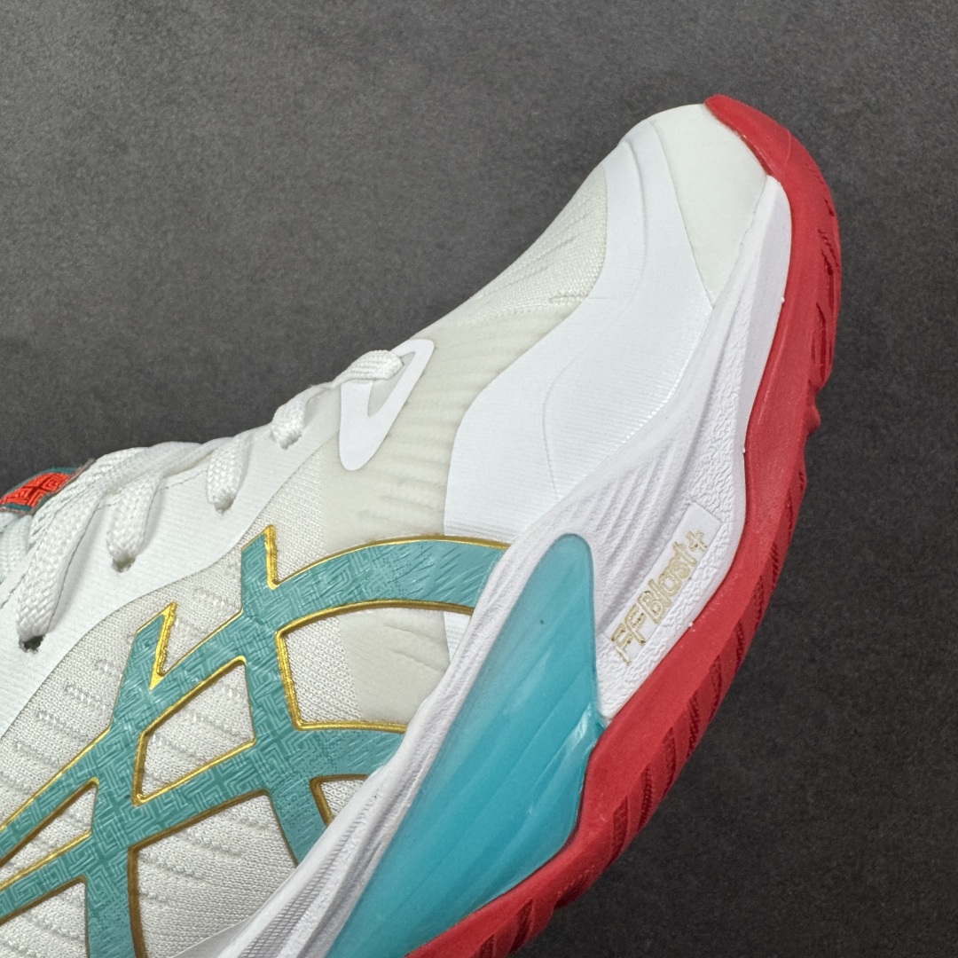 【纯原】Asics Sky Elite FF 3 舒适百搭 中帮 排球训练鞋 男女款 白红绿 一款专为排