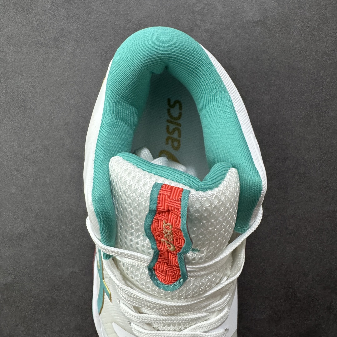 【纯原】Asics Sky Elite FF 3 舒适百搭 中帮 排球训练鞋 男女款 白红绿 一款专为排