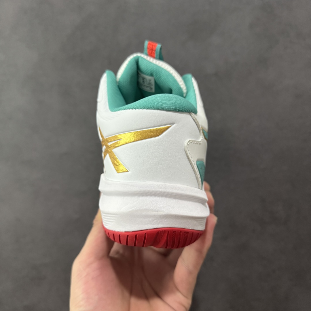 【纯原】Asics Sky Elite FF 3 舒适百搭 中帮 排球训练鞋 男女款 白红绿 一款专为排