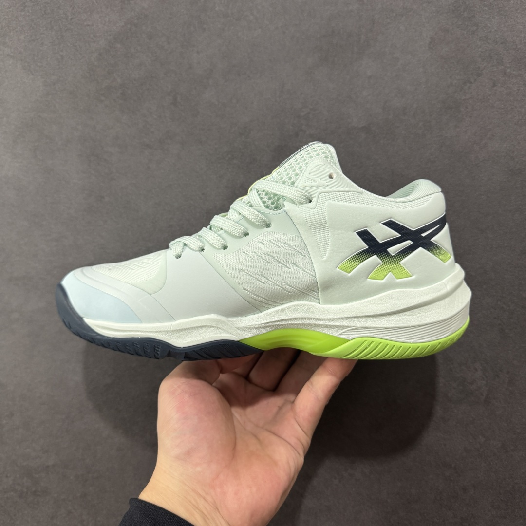 【纯原】Asics Sky Elite FF 3 亚瑟士舒适百搭 中帮 排球训练鞋 男女款 浅绿 一款专
