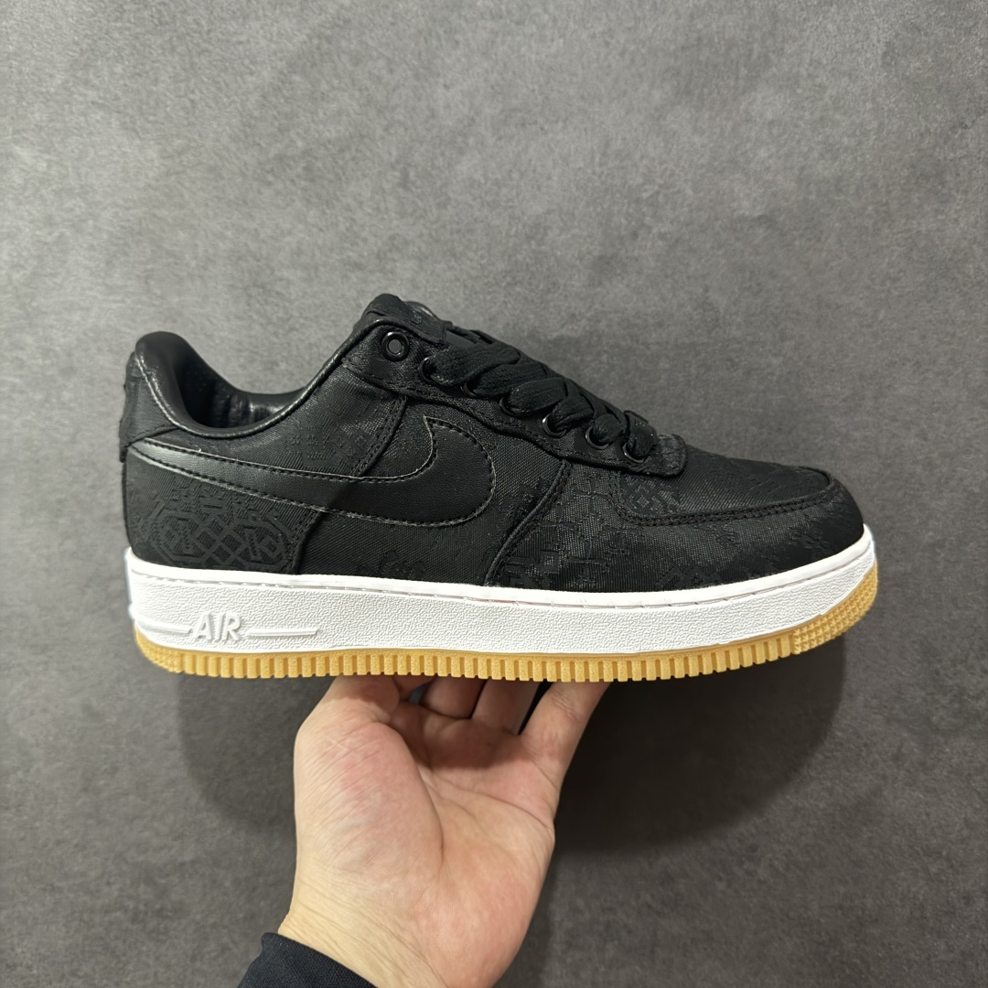 【福利版】CLOT x NK Air Force 1 陈冠希联名款空军一号低帮 黑丝绸 CZ3986-001 工厂清货套现 可撕双层鞋面 外贸专供品质 尺码:36 36.5 37.5 38 38.5 39 40 40.5 41 42 42.5 43 44 44.5 45-选品中心