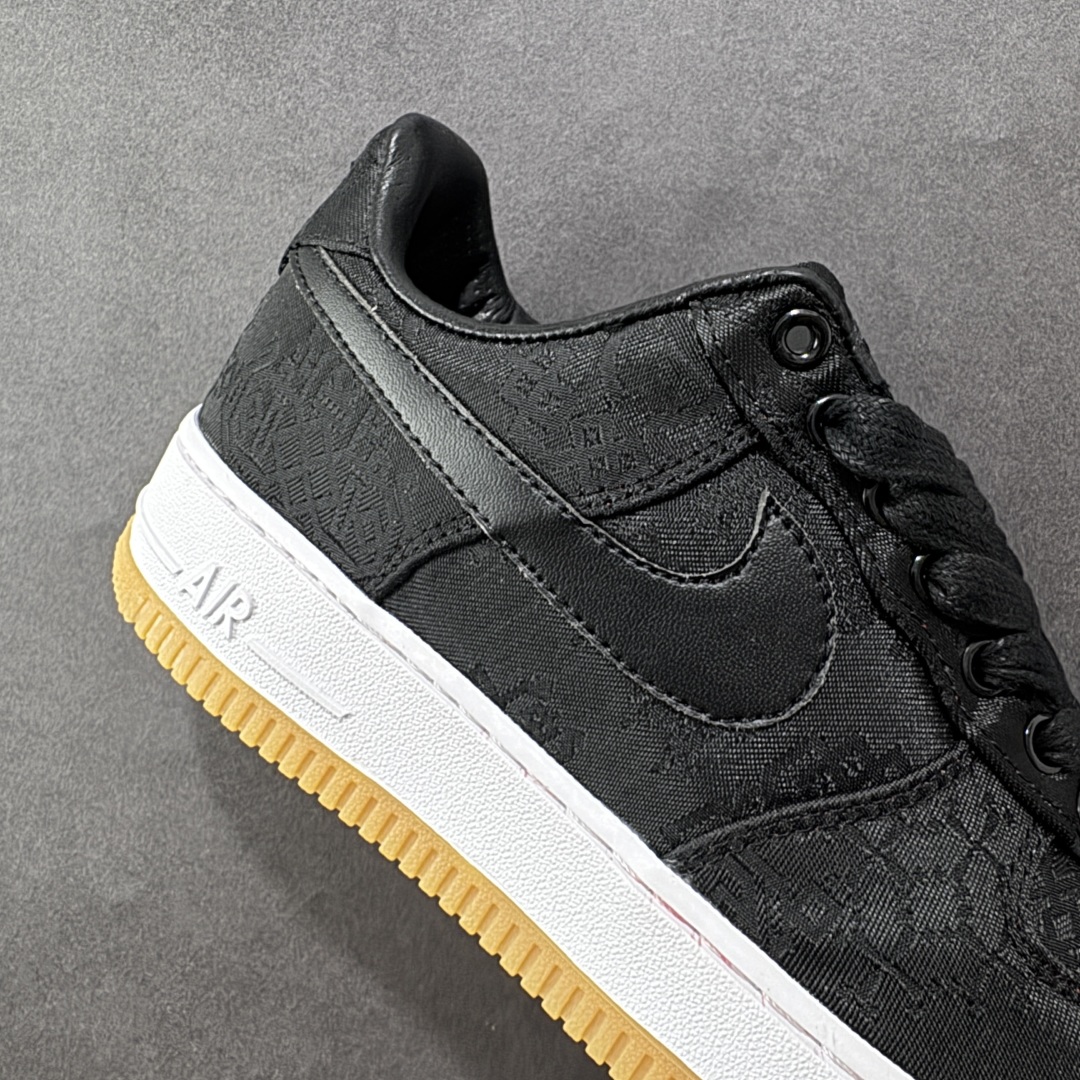 图片[6]-【福利版】CLOT x NK Air Force 1 陈冠希联名款空军一号低帮 黑丝绸 CZ3986-001 工厂清货套现 可撕双层鞋面 外贸专供品质 尺码：36 36.5 37.5 38 38.5 39 40 40.5 41 42 42.5 43 44 44.5 45-选品中心