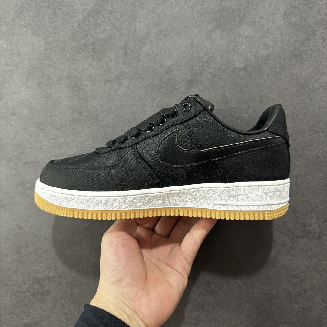 图片[2]-【福利版】CLOT x NK Air Force 1 陈冠希联名款空军一号低帮 黑丝绸 CZ3986-001 工厂清货套现 可撕双层鞋面 外贸专供品质 尺码：36 36.5 37.5 38 38.5 39 40 40.5 41 42 42.5 43 44 44.5 45-选品中心