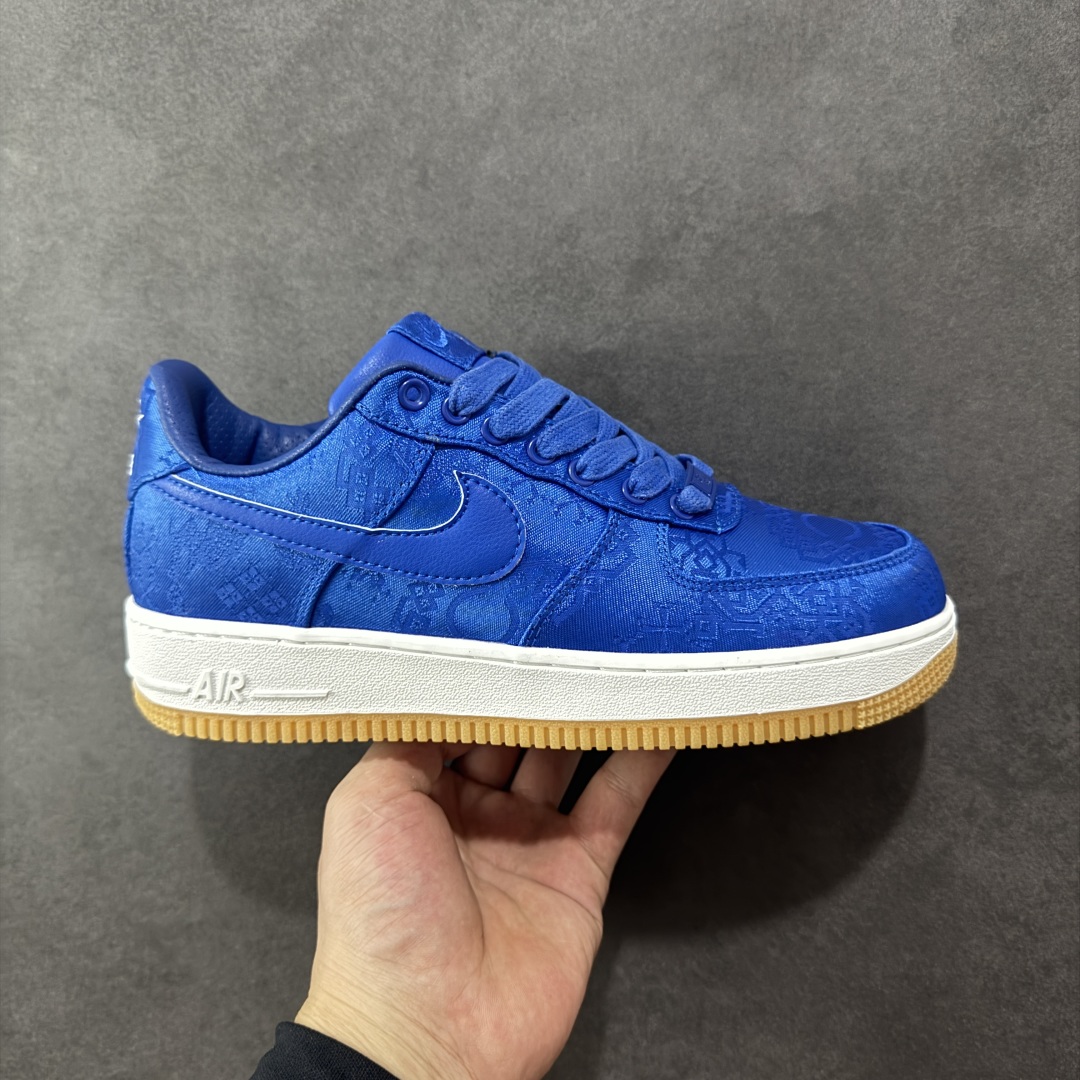 【福利版】CLOT x NK Air Force 1 陈冠希联名款空军一号低帮 粉蓝丝绸 CJ5290-400 工厂清货套现 可撕双层鞋面 外贸专供品质 尺码:36 36.5 37.5 38 38.5 39 40 40.5 41 42 42.5 43 44 44.5 45-选品中心