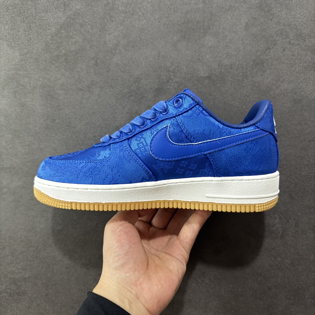 图片[2]-【福利版】CLOT x NK Air Force 1 陈冠希联名款空军一号低帮 粉蓝丝绸 CJ5290-400 工厂清货套现 可撕双层鞋面 外贸专供品质 尺码：36 36.5 37.5 38 38.5 39 40 40.5 41 42 42.5 43 44 44.5 45-选品中心