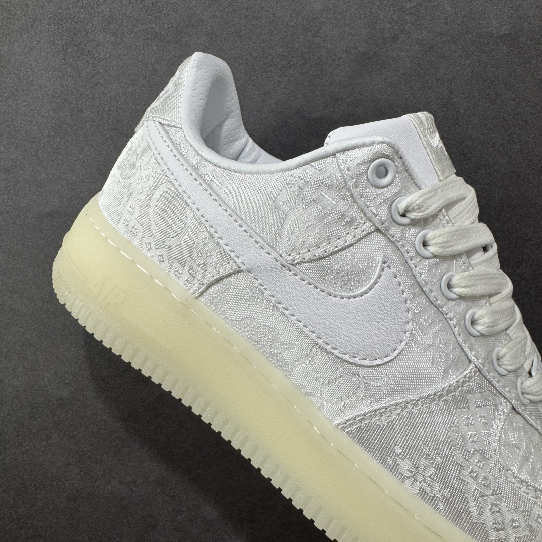 图片[6]-【福利版】CLOT x NK Air Force 1 陈冠希联名款空军一号低帮 白蓝丝绸 AO9286-100 工厂清货套现 可撕双层鞋面 外贸专供品质 尺码：36 36.5 37.5 38 38.5 39 40 40.5 41 42 42.5 43 44 44.5 45-选品中心