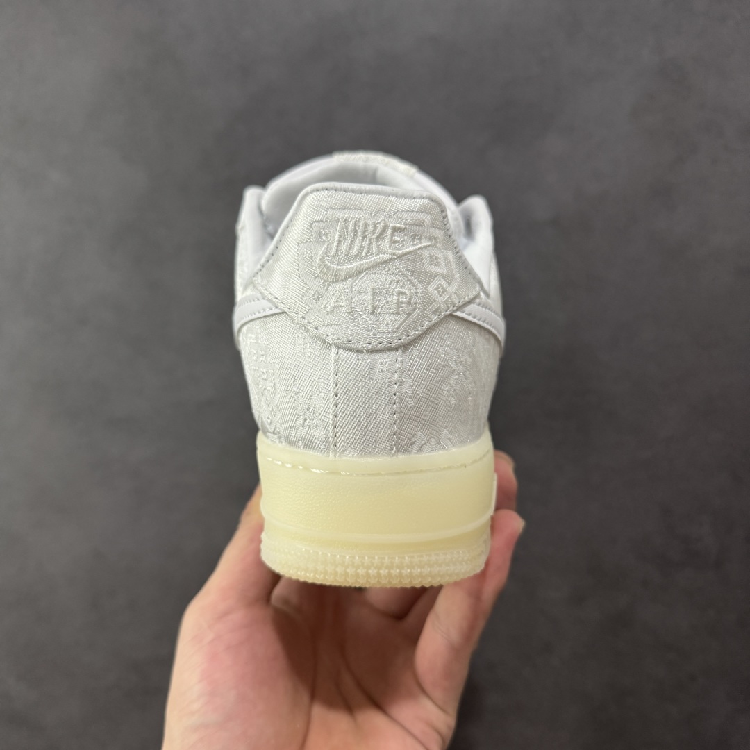 图片[4]-【福利版】CLOT x NK Air Force 1 陈冠希联名款空军一号低帮 白蓝丝绸 AO9286-100 工厂清货套现 可撕双层鞋面 外贸专供品质 尺码：36 36.5 37.5 38 38.5 39 40 40.5 41 42 42.5 43 44 44.5 45-选品中心