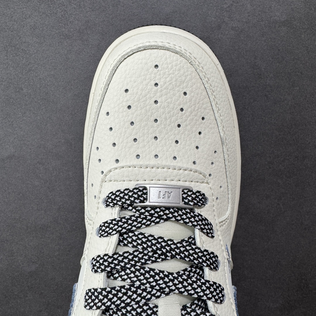 图片[8]-【定制版】Nike Air Force 1\’07 Low 李维斯联名 米蓝牛仔四勾 空军一号低帮休闲板鞋  #原楦头原纸板 原装鞋盒 定制五金配件 内置全掌气垫 原厂鞋底 货号：QW5606-261  尺码：36 36.5 37.5 38 38.5 39 40 40.5 41 42 42.5 43 44 44.5 45-选品中心