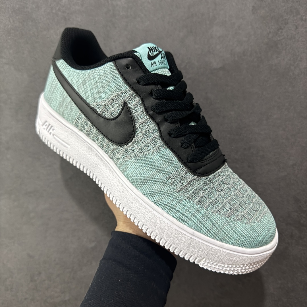 图片[3]-【公司级】Nike Air Force 1\’07 Low 飞织黑绿 空军一号低帮休闲板鞋  #原楦头原纸板 原装鞋盒 定制五金配件 内置全掌气垫 原厂鞋底 货号：CI0051-600  尺码：36 36.5 37.5 38 38.5 39 40 40.5 41 42 42.5 43 44 44.5 45 编码：HXSA250260-选品中心