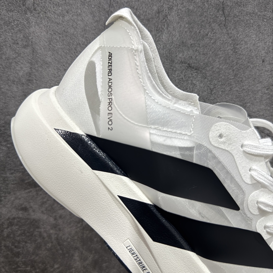 图片[7]-【HD纯原版】阿迪达斯Adidas Adizero Adios Pro Evo 2舒适百搭网布减震透气轻便低帮碳板马拉松竞速跑步鞋 IH5584 内置碳板 阿迪达斯革新力作!「破纪录轻跑鞋」adiZero Adios Pro EVO 极致轻盈的Lightweight Upper设计,带来近乎裸足的舒适体验。中底采用尖端科技，Lightstrike Pro材料经过精细调校，实现卓越缓震与轻量化的完美结合。 尺码：36 36.5 37 38 38.5 39 40 40.5 41 42 42.5 43 44 44.5 45-选品中心