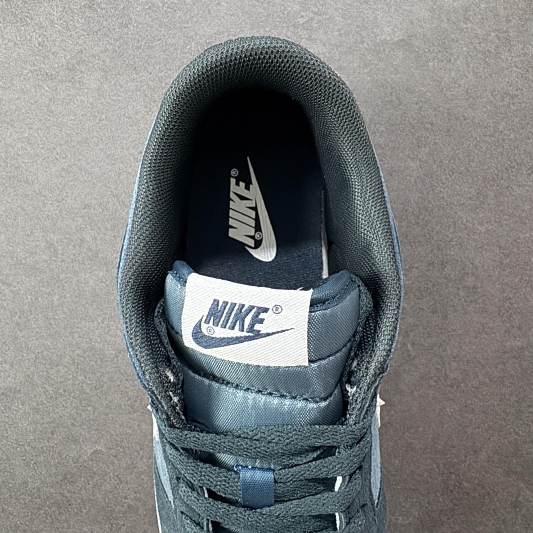 图片[7]-【公司级】耐克Nike SB Dunk Low Retro SE\”Black Grey Gum\”扣篮系列低帮休闲运动滑板板鞋“藏青麂皮生胶”HQ1931-400 #男鞋半码制#更新窄楦翘头版型#采用固色翻毛皮鞋面材质#鞋垫嵌EVA缓震物料#窄版翘头耐磨橡胶大底 尺码：36-45带半码 编码：YBB220230-选品中心