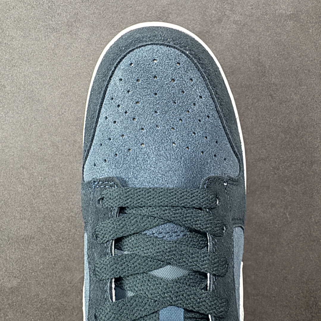 图片[8]-【公司级】耐克Nike SB Dunk Low Retro SE\”Black Grey Gum\”扣篮系列低帮休闲运动滑板板鞋“藏青麂皮生胶”HQ1931-400 #男鞋半码制#更新窄楦翘头版型#采用固色翻毛皮鞋面材质#鞋垫嵌EVA缓震物料#窄版翘头耐磨橡胶大底 尺码：36-45带半码 编码：YBB220230-选品中心