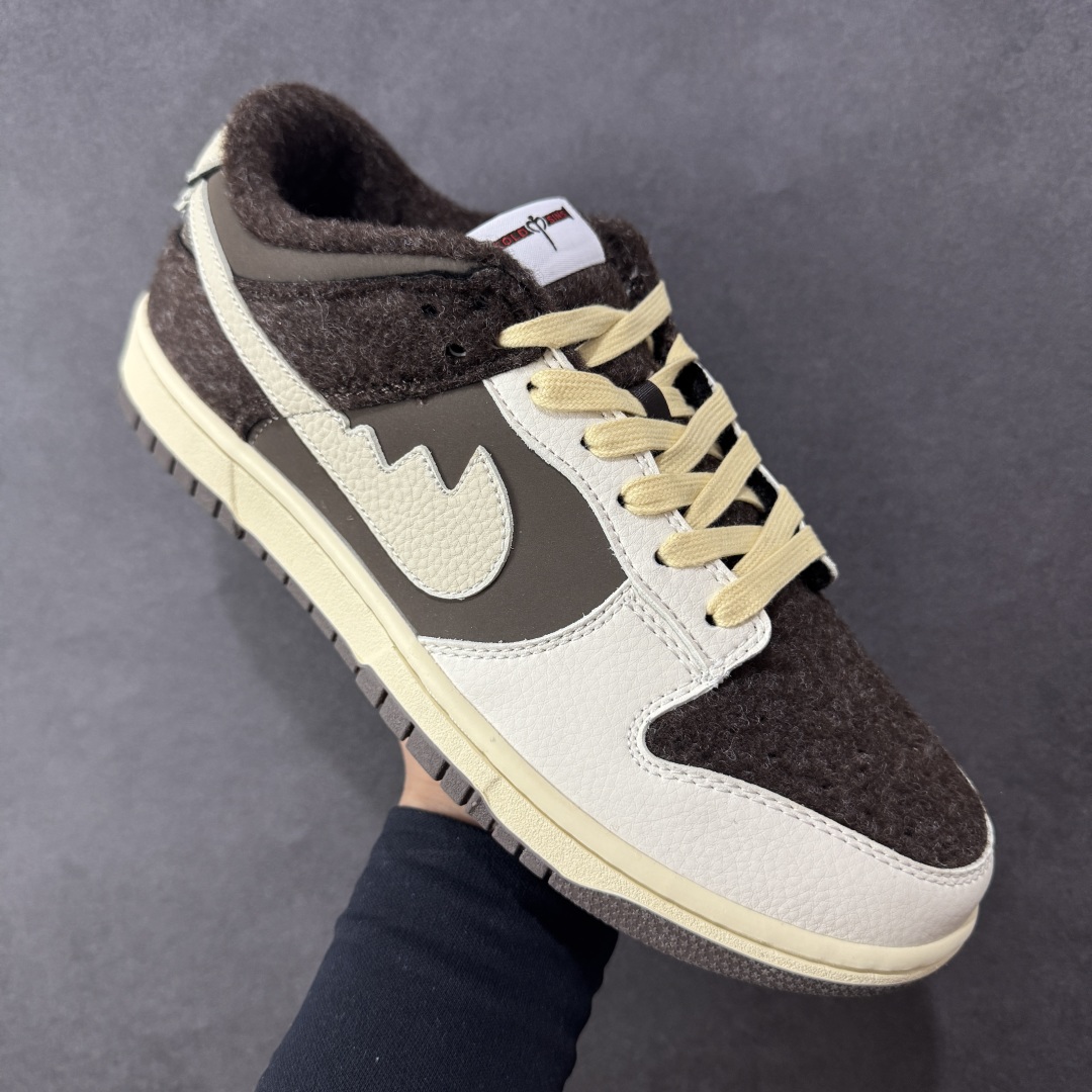 图片[3]-【定制版】Nike SB Dunk Low “labubu拉布布联名—奶白棕长毛” 高端定制 低帮休闲板鞋 定制鞋盒 大厂纯原品质出货 超高清洁度 皮料切割干净无任何毛边 细节完美 货号：DS6608-011 尺码：36 36.5 37.5 38 38.5 39 40 40.5 41 42 42.5 43 44 44.5 45 编码：QFB310320-选品中心