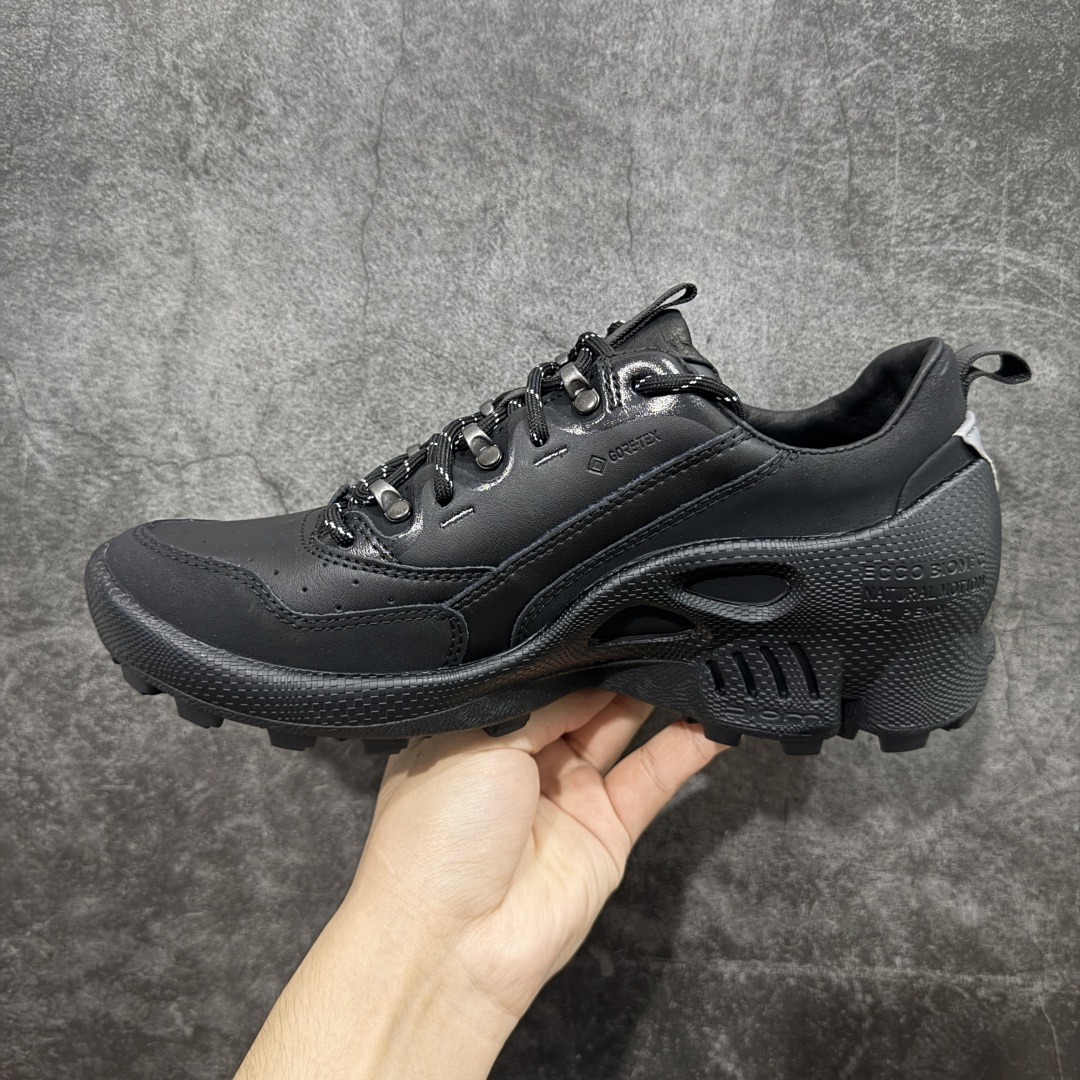 图片[2]-【广东纯原版本】ECCO爱步老爹鞋男士夏季新款 飞织网面百搭潮流户外运动鞋 健步BIOM系列新款 全新的轻量发泡底材与直接注塑橡胶大底相结合 柔软舒适，轻量回弹，脚感更轻盈 鞋面采用GORE-TEX飞织网面与牛皮相结合 给你贴心透气呵护 自然律动科技 符合人体工学鞋楦 贴近足部天然形态 橡胶大底，抓地力强，具有良好的耐磨性 轻盈自如 适跑畅练 尺码：39-44-选品中心