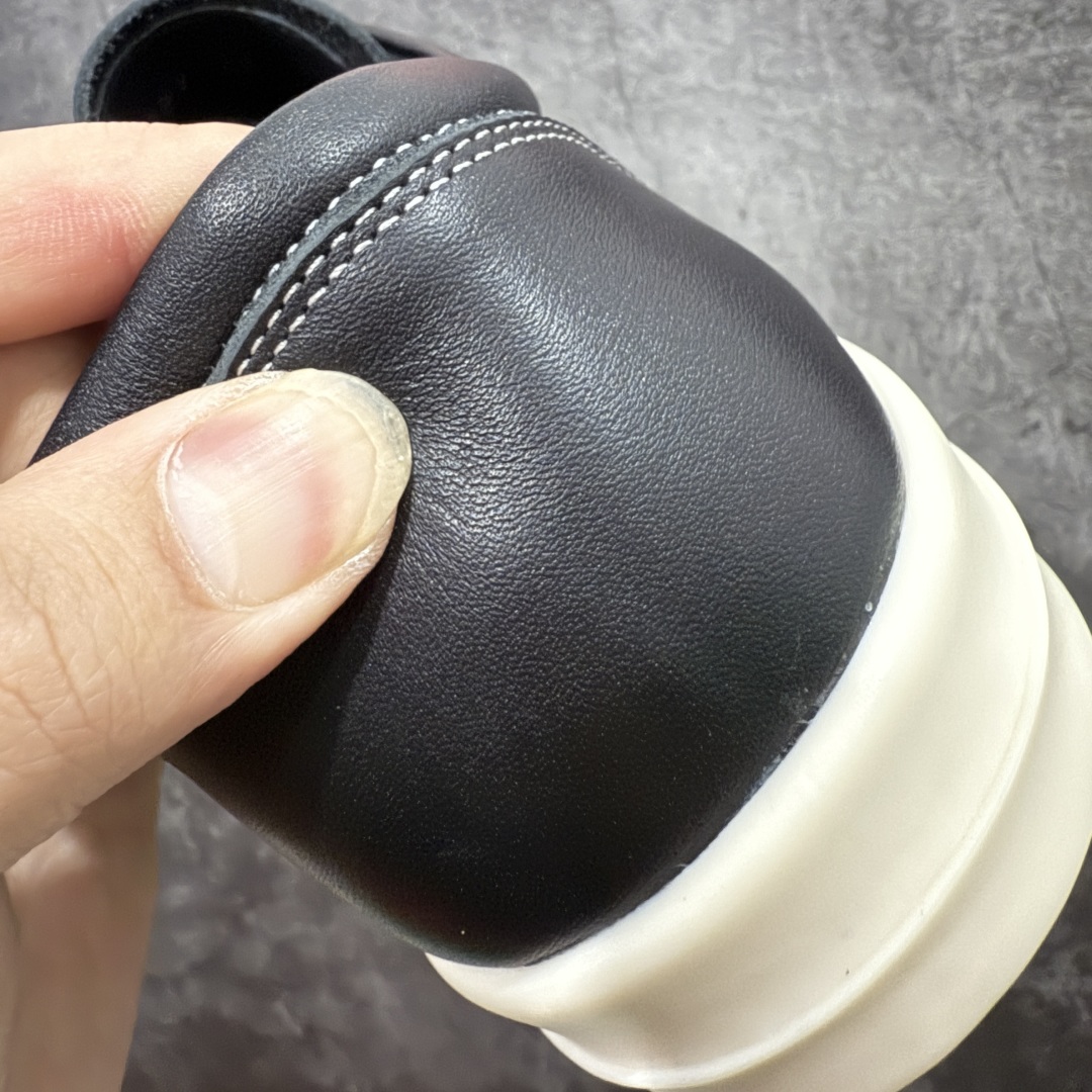 图片[2]-【XC2.0升级版】Rick Owens Vintage Low-Top Sneakers\”Black/Pearl Milk\” RO低帮系列暗黑高街经典增高休闲运动厚底板鞋“皮革黑浅灰侵权款”RU02B2897 LPOLVS 原厂皮批次上线 无需任何文案吹嘘！货硬就是王道！ 独家购入2025最新原鞋开发！重新调整最新批次细节！ 升级采用原厂粒面小牛皮打造！同步官方配备同规格材料布袋！标配原盒 加固硬盒外套 高标准出货！ PS：退换布袋丢失扣20 请知悉！ 尺码：38-45-选品中心