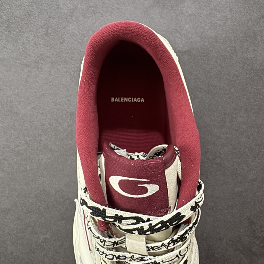 图片[7]-【性价比H版】Balenciaga Hamptons Worn-Out 巴黎世家十八18代 涤纶（聚酯纤维）牛皮革 圆头系带 低帮 生活休闲鞋板鞋 最强性价比 头层皮料 原纸板楦头开发 最原汁原味的版型 胶水把控整洁度完美 每一双都是工艺品 多重QC质检 原盒原配 正确字体电绣 粗细、位置、大小正确 侧边TPU 透气孔匹配意产原版 正确分离大底 TPU软底 原版一致大底LOGO 立体感十足 尺码：35 36 37 38 39 40 41 42 43 44 45 46-选品中心