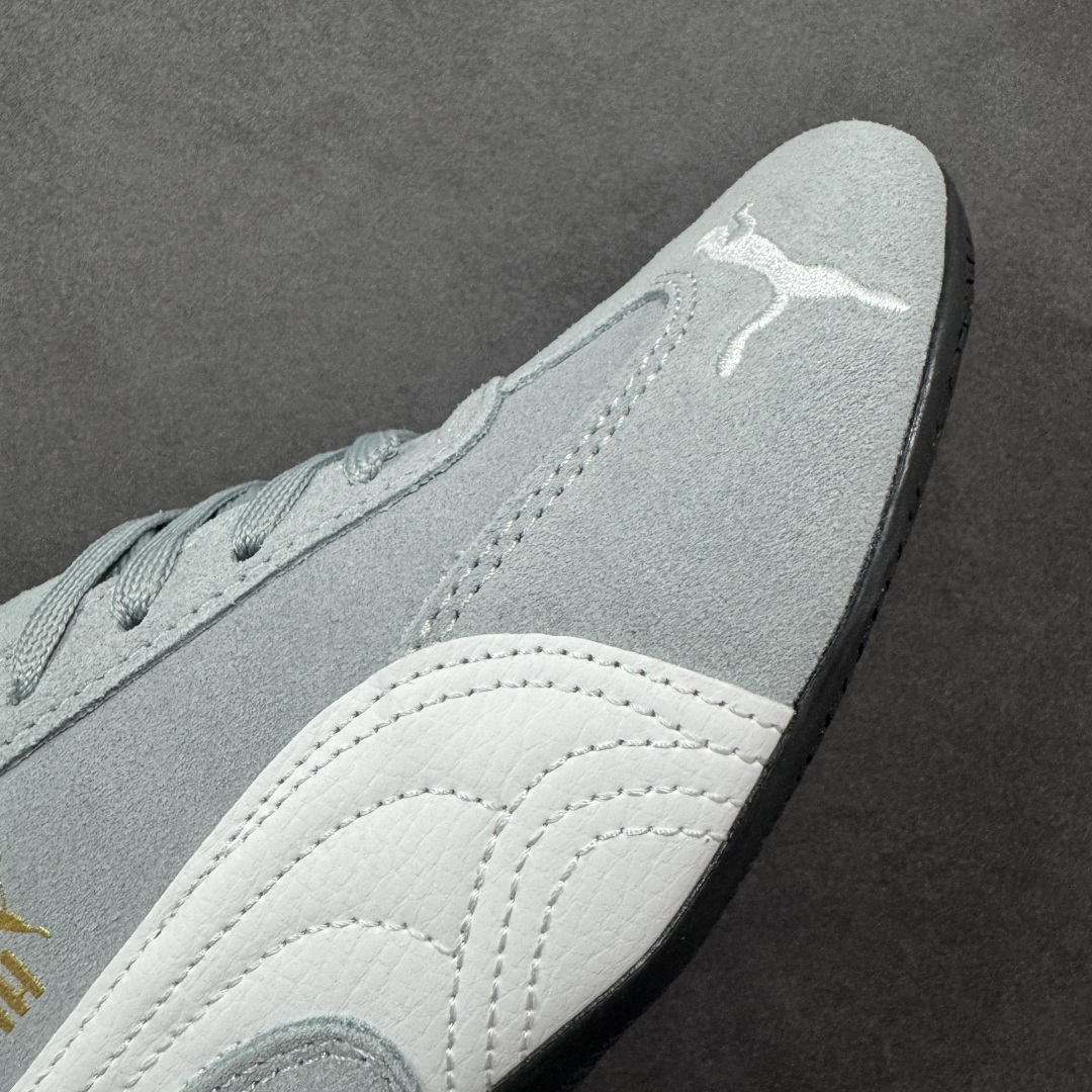 图片[5]-【公司级】Puma Speedcat OG 防滑耐磨低帮德训赛车板鞋 孔眼底座和脚趾凸起由绒面革材料制成 支持侧踏时的踏步工作 脚背和侧板采用尼龙网布 即使在健身房等使用环境中也能确保透气性 像吸盘一样的设计是为了提高体育馆表面的抓地力性能 货号： 406329-05 尺码： 35-45-选品中心