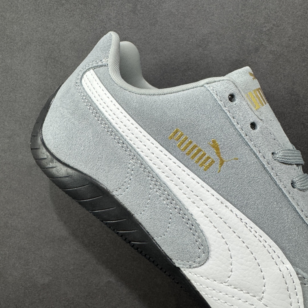 图片[6]-【公司级】Puma Speedcat OG 防滑耐磨低帮德训赛车板鞋 孔眼底座和脚趾凸起由绒面革材料制成 支持侧踏时的踏步工作 脚背和侧板采用尼龙网布 即使在健身房等使用环境中也能确保透气性 像吸盘一样的设计是为了提高体育馆表面的抓地力性能 货号： 406329-05 尺码： 35-45-选品中心