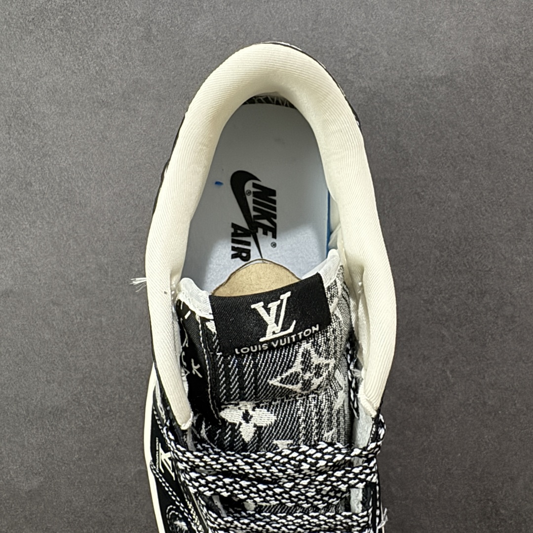 图片[7]-【定制版】Air Jordan 1 Low AJ1 乔1 LV联名 高端定制 低帮复古篮球鞋  #定制鞋盒 大厂纯原品质出货 超高清洁度 皮料切割干净无任何毛边 细节完美 货号：XS2025-063  尺码：36 36.5 37.5 38 38.5 39 40 40.5 41 42 42.5 43 44 44.5 45-选品中心