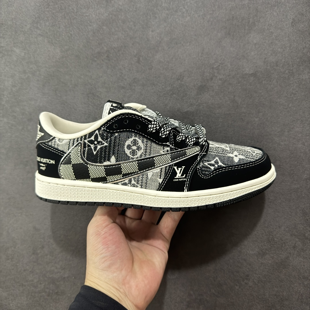 【定制版】Air Jordan 1 Low AJ1 乔1 LV联名 高端定制 低帮复古篮球鞋  #定制鞋盒 大厂纯原品质出货 超高清洁度 皮料切割干净无任何毛边 细节完美 货号:XS2025-063  尺码:36 36.5 37.5 38 38.5 39 40 40.5 41 42 42.5 43 44 44.5 45-选品中心