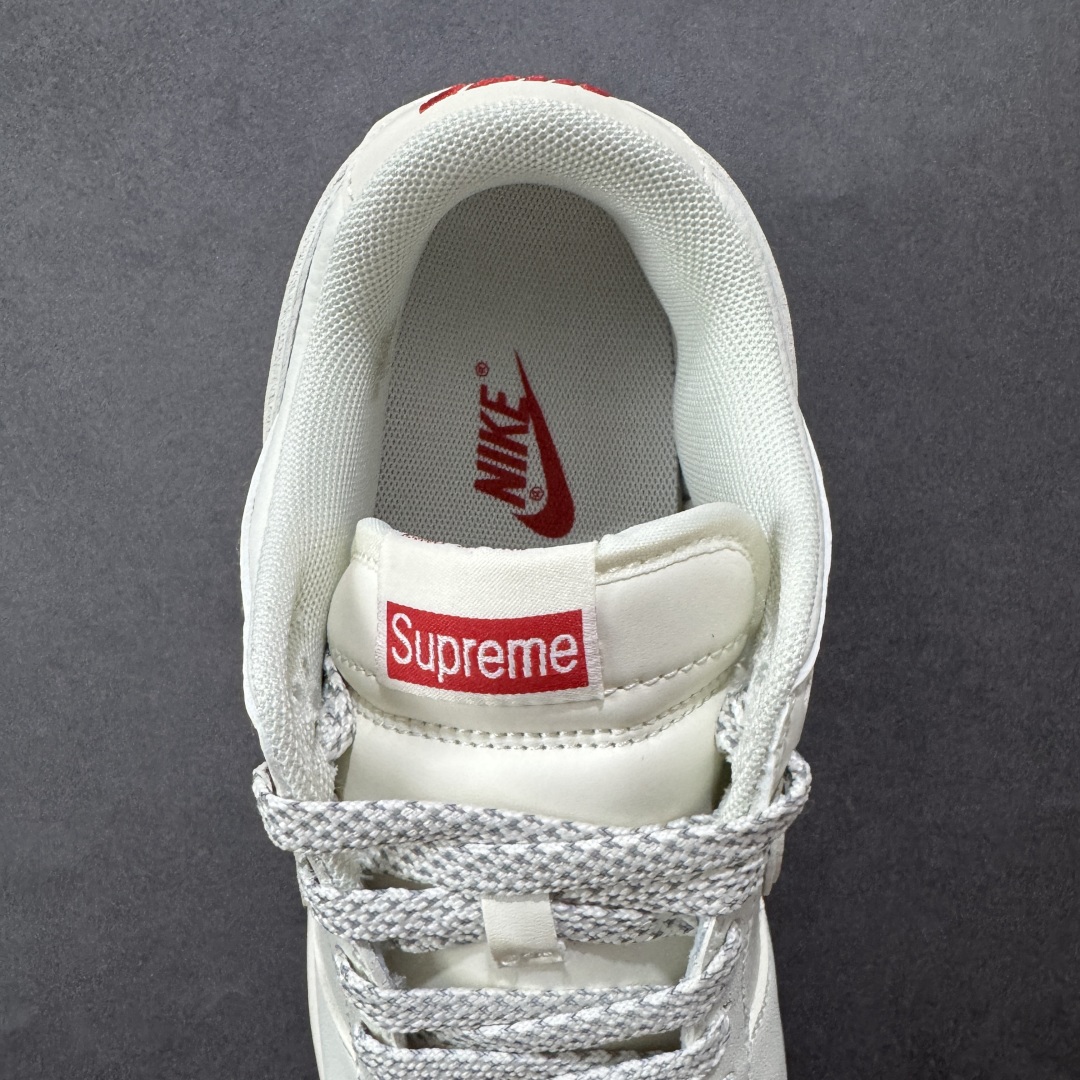 图片[7]-【定制版】Nike SB Dunk Low Supreme联名 米白小红勾 周年高端定制 低帮休闲板鞋  #定制鞋盒 大厂纯原品质出货 超高清洁度 皮料切割干净无任何毛边 细节完美 货号：CS1688-109  尺码：36 36.5 37.5 38 38.5 39 40 40.5 41 42 42.5 43 44 44.5 45-选品中心