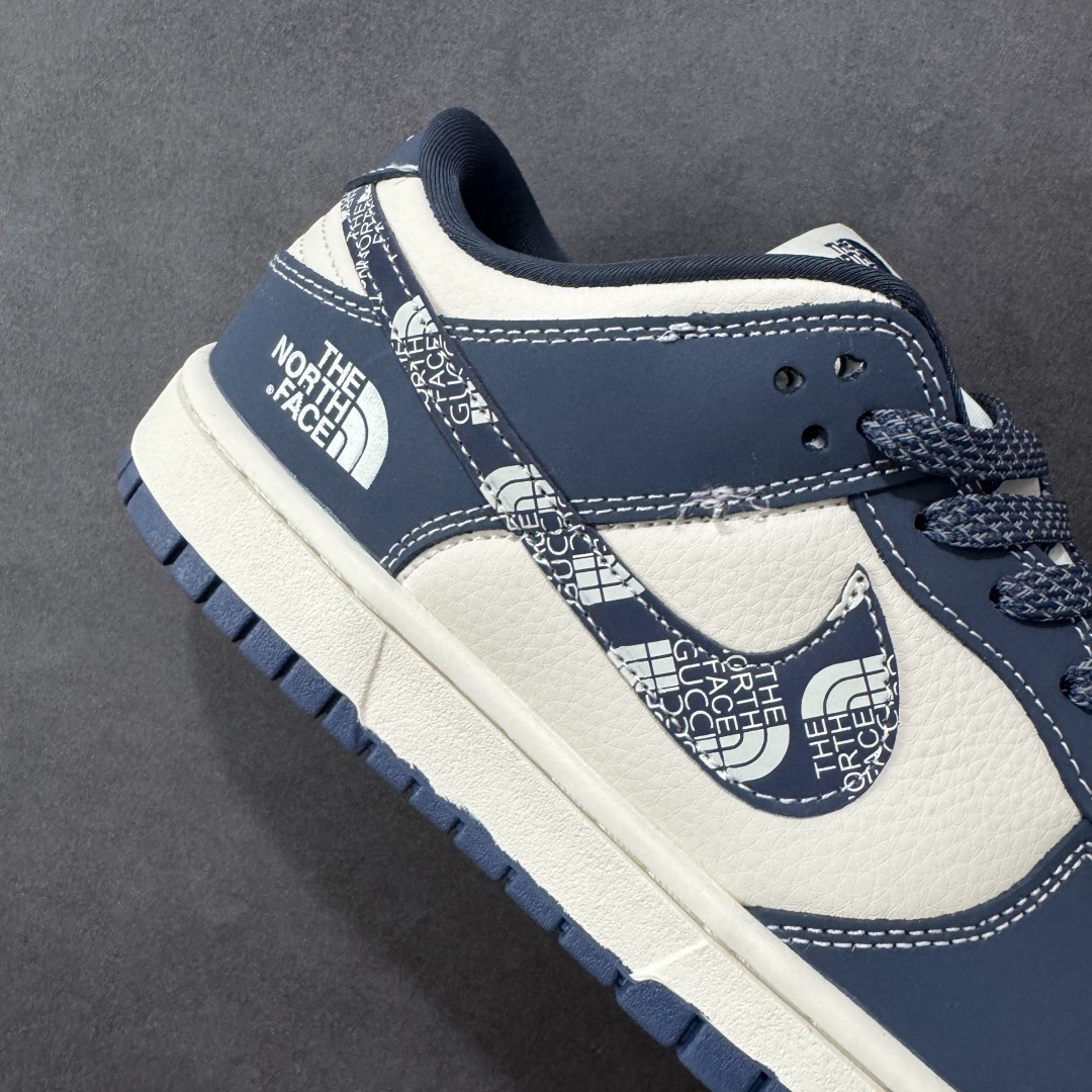 图片[6]-【定制版】Nike SB Dunk Low“ 北面联名——水墨蓝” 周年高端定制 低帮休闲板鞋 定制鞋盒 大厂纯原品质出货 超高清洁度 皮料切割干净无任何毛边 细节完美 货号：DG2025-003 尺码： 36 36.5 37.5 38 38.5 39 40 40.5 41 42 42.5 43 44 44.5 45-选品中心