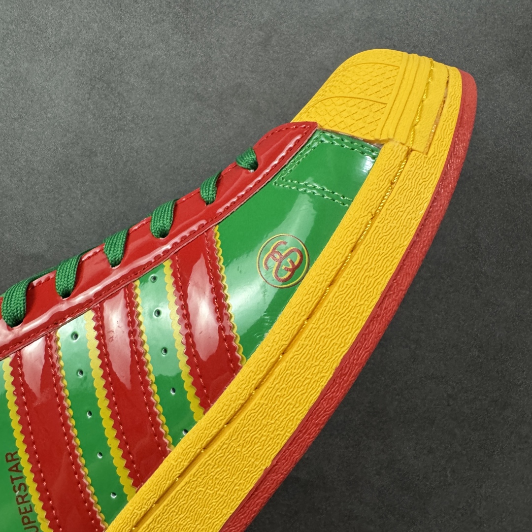 【纯原】Stussy x Ad Superstar 定制配色 斯图西联名 三叶草低帮休闲百搭贝壳头板鞋 