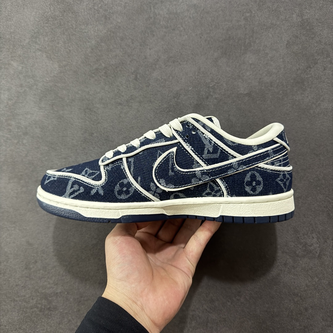 【纯原】Nike SB Dunk Low LV联名 深蓝牛仔 高端定制 低帮休闲板鞋 SC0601-46