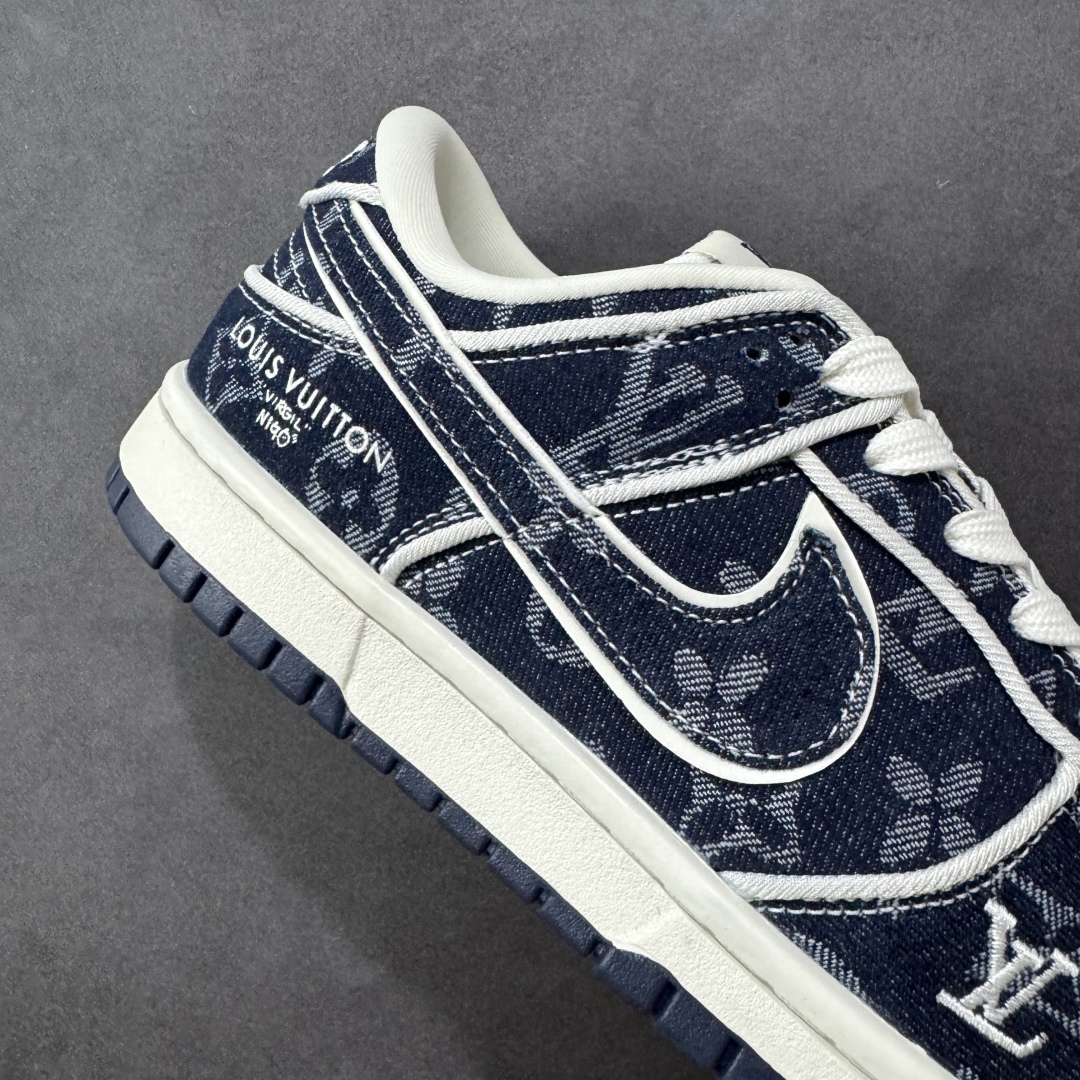 【纯原】Nike SB Dunk Low LV联名 深蓝牛仔 高端定制 低帮休闲板鞋 SC0601-46