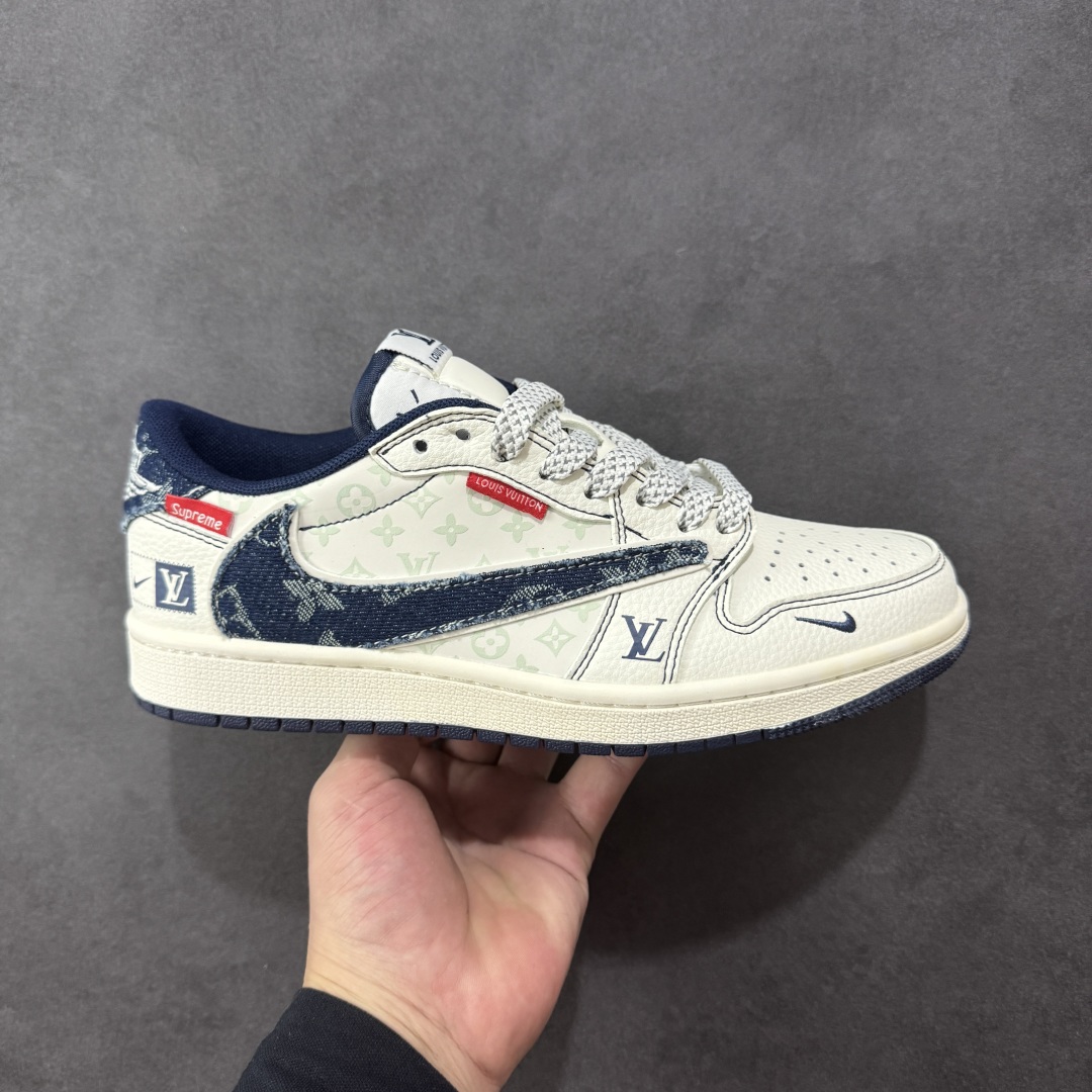 【定制版】Louis Vuitton x Air Jordan 1 Low 定制配色 联名款 乔1 AJ1经典倒钩低帮休闲百搭板鞋 CX5050-Y16  公司级版本 定制鞋盒 大厂流水作业生产 超高清洁度 皮料切割干净无任何毛边 细节完美   尺码:36 36.5 37.5 38 38.5 39 40 40.5 41 42 42.5 43 44 44.5 45 编码:HXSB330340-选品中心