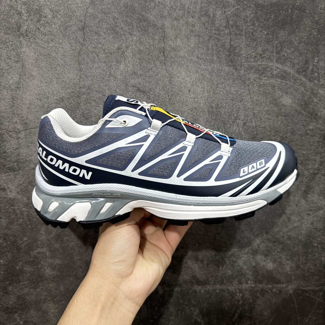 【纯原】Salomon XT-6 黑银灰色 萨洛蒙复古潮流户外机能登山跑鞋 纯原外贸平台特供订单 耗时半