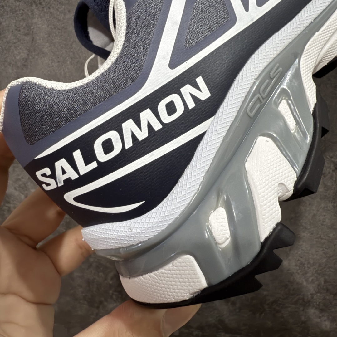 【纯原】Salomon XT-6 黑银灰色 萨洛蒙复古潮流户外机能登山跑鞋 纯原外贸平台特供订单 耗时半